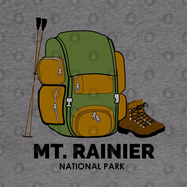 Mt. Rainier National Park Backpack by esskay1000